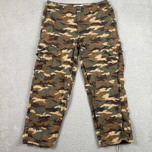 Levi's '94 Baggy Camouflage Cargo Pants Mens Size 32 Green Brown Casual
